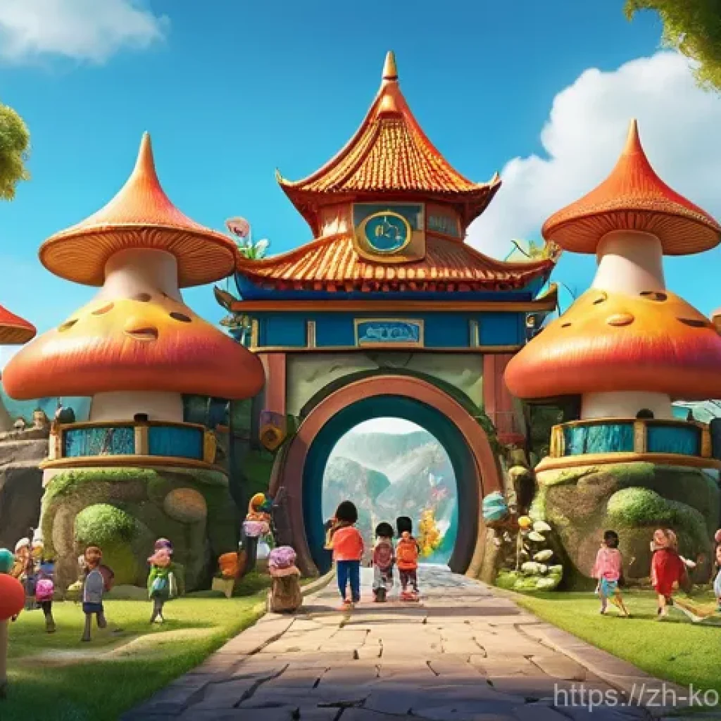 콩순이의 특별 이벤트 소식 - **Prompt 1: Kong Soon Yi's Immersive Animation Kingdom Exploration**
"A vibrant, whimsical, and ...