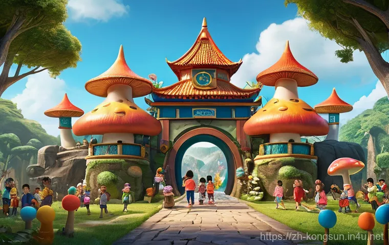 콩순이의 특별 이벤트 소식 - **Prompt 1: Kong Soon Yi's Immersive Animation Kingdom Exploration**
    "A vibrant, whimsical, and ...